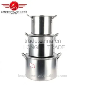 Factory Stocked Wholesale Stainless Steel Soup Boilling Pot Set/cooking Pot Set thumbnail-1