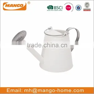 Stainless Steel Handle Oval Colorful Galvanized Metal Watering Can thumbnail-5