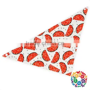 Wholesale Cartoon Animal Print Bandana Bibs, Baby Bandana Drool Bib With Snap thumbnail-3