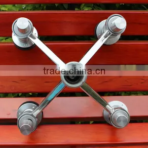 Stainless Steel Glass Curtain Wall Spider Fitting Stainless Steel Routel YK-8101 thumbnail-2