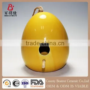 High Quality Ceramic Bird Feeder for Hanging Decor thumbnail-2