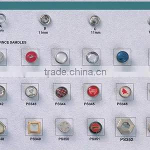 KMJ-2107 Series Hot Selling Metal Prong Snap Buttons for Leather thumbnail-1