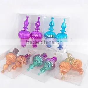 Hot Sale 2015 Christmas Tree Hanging Ornaments 2pc Xmas Decoration 15cm thumbnail-1
