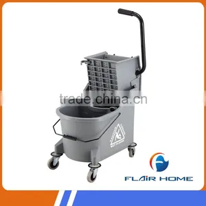 33L Hotel Heavy Duty Cleaning Wringer Mop Bucket thumbnail-1