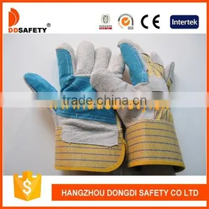 Reinforced Cow Split Leather Safety Glove thumbnail-1