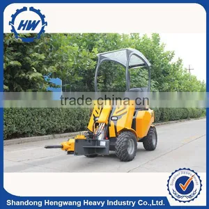 BV Certificate Top Quality 200kg Capacity HWZG200 Mini Front Wheel Loader thumbnail-2