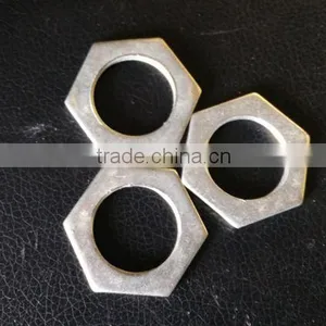 Gold Galvanized Electrical Male or Female Brass Bush (short) With Lock Nut thumbnail-5
