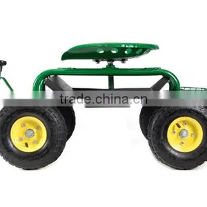 Rolling Garden Work Seat (Steerable With Pad) thumbnail-6