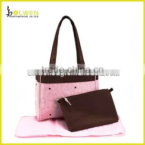 Slik Printing Promotional Diaper Bag Microfiber Baby Diaper Bag thumbnail-1