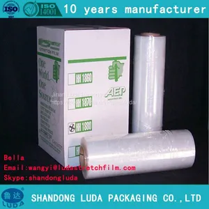 Factory Wholesale Anti Tear Transparent LLDPE Plastic Protective Stretch Wrap Film Roll thumbnail-5
