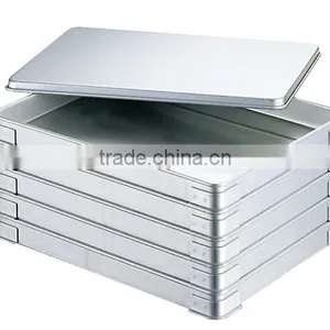 EBM Aluminium Gyoza Vat Container and Lid for Dumpling Gyoza Alumite Vat thumbnail-1