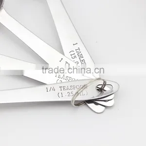 4-Piece Set Stainless Steel Measuring Spoons Kitchen Tools Tablespoon Teaspoon Set thumbnail-4