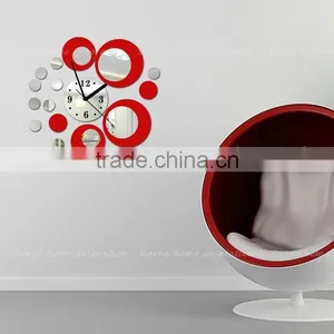 Latest Decorative Wall Mirror Clock Sticker for Home Decoration, Clockwall Stickers,sitting Room Fashion Mirror Wall Stickers thumbnail-6