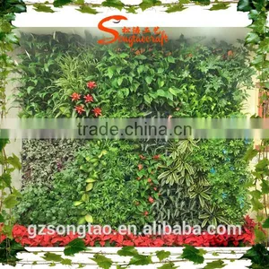 Hot Selling Artificial Plant Wall Artificial Green Wall Artificial Indoor Grass Wall for Decoration thumbnail-1