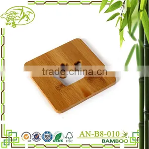 Bamboo Tea Cup Coasters Cup Mats for Tea Set Coffee&tea Tools Coaster thumbnail-1
