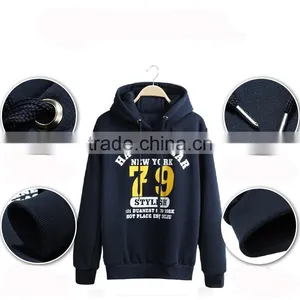 Fashion Printed Custom 100% Cotton Mens Hoodies thumbnail-5