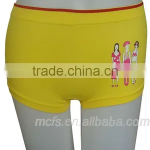 Funny Printing Boxer Women Underwear Sexy Seamless Ladie's Boxer Shorts Underwear thumbnail-1
