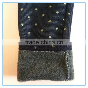 OEM Children Girls Winter Leggings, Children Fashion Winter Pants Plain Pants, Elastic Waist Leggings thumbnail-6