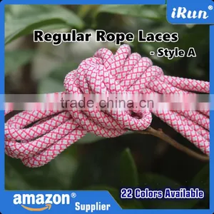 Round Rope Shoe Laces 22 Colours All Various Sizes Oval Cord Trainer Yeezy Boot Shoelaces - Shoestrings for Basketball Shoes thumbnail-3