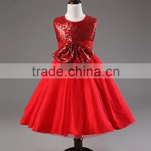 2015 New Flowers Dress For Girls For Wedding and Party Summer Baby Clothes Princess Party Kids Dresses For Girl Infant Costume thumbnail-1