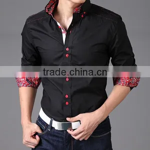 100% Cotton Fashion Men's Shirt 2013/shirt Manufacturers thumbnail-1