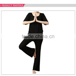 OEM Nylon Spandex Sexy Ladies Fitness Suit Sportswear Fashion Yoga Wear thumbnail-3