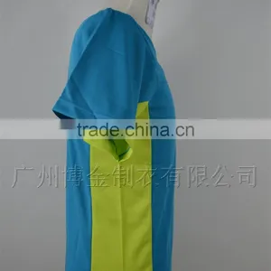 Dry Fit Mens t Shirt Sport Wear Blue and Green Color thumbnail-3