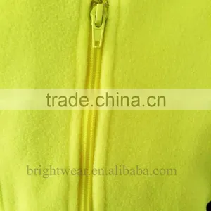 Men's Top Two-color High Visibility Polar Jacket Safety Sweatshirt With Reflective Tapes thumbnail-5