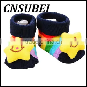 Wholesale Cute Cartoon Baby Anti-slip Socks Newborn Baby Three Dimensional Doll Cotton Tube Socks thumbnail-1