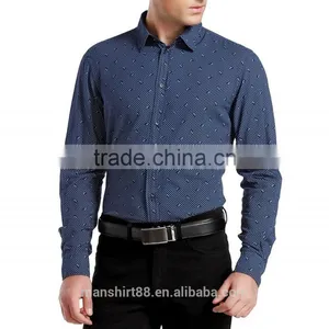 Fashion Shirt Long Sleeve Men Shirt New Fashion Printed Men Shirt 2017 thumbnail-1