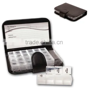 7 Day Weekly Pill Travel Medicine Box Dispenser Tablet Holder Organiser 7 Day Pill Wallet thumbnail-1