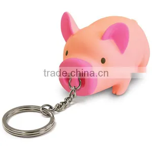 Cheap Advertising Pigg Shaped Keychain thumbnail-3