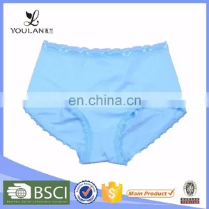 Manufacturer Latest Fashion Young Girl Bow Tie Mature Ladies Panty Full Lace Panty thumbnail-1