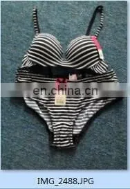 High Quality Ladies Sexy Zebra-stripe Printing Adjustable Strap Underwear thumbnail-1