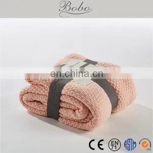 High Quality Custom Knitted Bed Sheet Set Blanket thumbnail-3