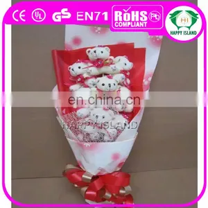 HI Meet CE Stand Custom Soft Plush Toy Bouquet for Valentine's Day thumbnail-5