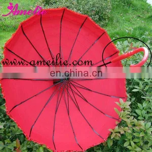 New Arrival Outdoor Red Pagoda Umbrella thumbnail-1
