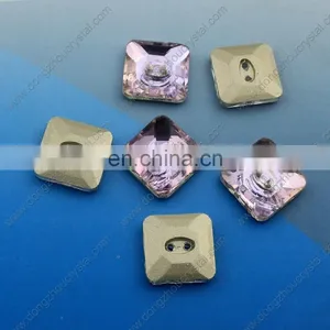 Wholesale Sew on Crystal Button for Women Rhinestone Costume Jewelry Accessories thumbnail-1