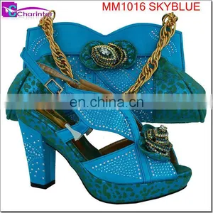 High Heels Women Shoe and Bag Bag and Shoes Set Women Shoes Matching Bag thumbnail-5