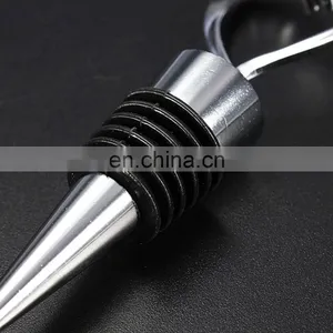 Promotion Wedding Valentines Gift Heart Shape Red Wine Champagne Bottle Stopper thumbnail-6