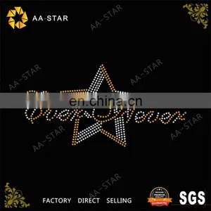 Star Design Rhinestone Art With Letters thumbnail-1