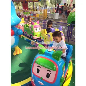 Zhongshan Amusement Theme Park Outdoor Equipment 4 Seat Cute Spirit, Mini Tarin for Kids Rail Train, Electric Train thumbnail-5
