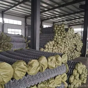 PVC Coated Galvanized Chain Link Wire Mesh Used Chain Link Fence thumbnail-4