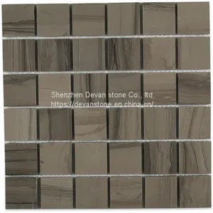 Athens Grey Marble Mosaic Kitchen Backsplash Mosaic thumbnail-3