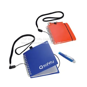 Pocket Sized Spiral Notebooks With Custom Print Lanyards thumbnail-1