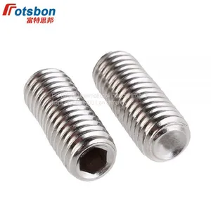 M1.6-M10 Hex Socket Grub Screw With Cup Point Hexagon Head Set Screws Stainless Steel Vis Inoxydable Parafuso Inox Rvs DIN916 ISO4029 thumbnail-3