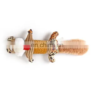 Funny Squeaking Dog Toy Stuffed Plush Playing Dachshund Dog Plush Toys thumbnail-3