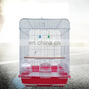 Wholesale Wrought Portable Chinese Large Aluminium Stainless Steel Iron Bird Parrot Cage thumbnail-1