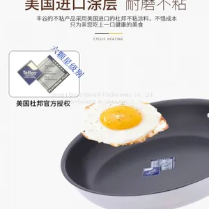 Pan Non-stick Pans DuPont Nonstick Coating Pan Pan Try-ply Stainless Steel Fry Pan thumbnail-3