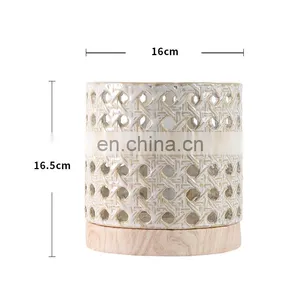 Nordic Home Decoration Ceramic LED Desk Lamp for Indoor Room thumbnail-4